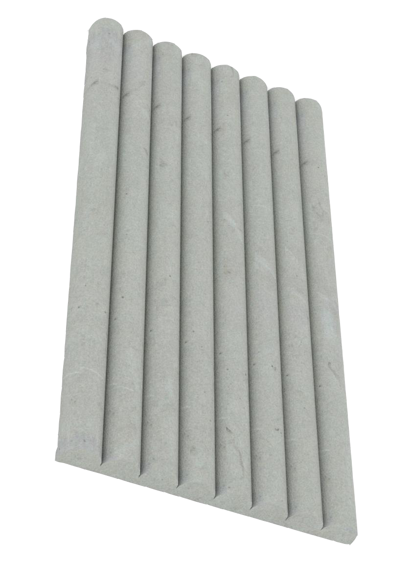 Marble Crest 3D Ribbed Panel