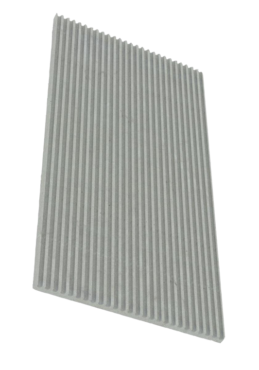 Silhouette Striped 3D Ribbed Panel